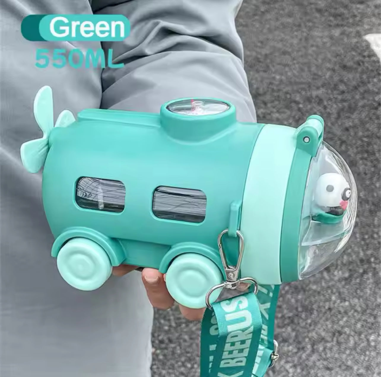 Cool Cute Bus Water Bottle Sipper