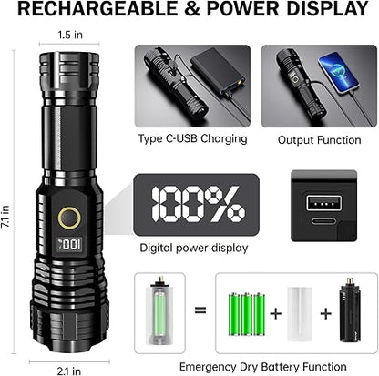 Multifunctional Portable Powerful Torch Light