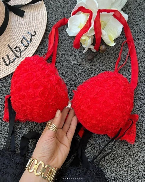Victoria’s Secret – Front Open 2-in-1 Shoulder Straps Wired Push-Up Bra & Panty Set
