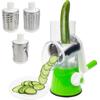 Multifunctional Roller Vegetable Cutter, 3 In 1 Vegetable Slicer And Cutter