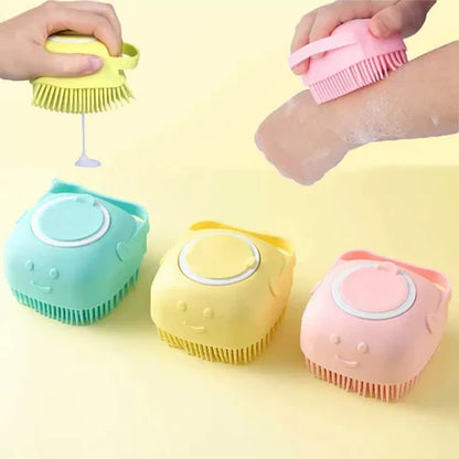 Silicon body cleaning brush