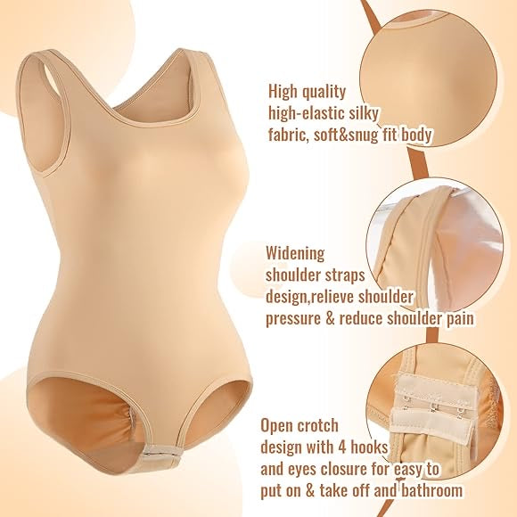 Premium Mid Shaper – Cross Notch Adjustable Body Shaper (Skin Color)