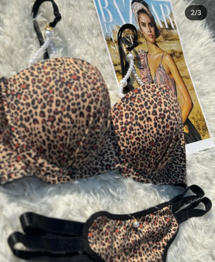 Premium Beaded Bra & Panty Set