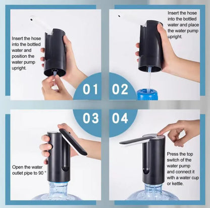 Water Bottle Pump, USB Charging Automatic Drinking Water Pump