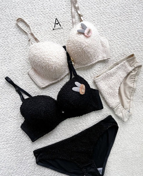 Soft Plush Bra & Panty Set