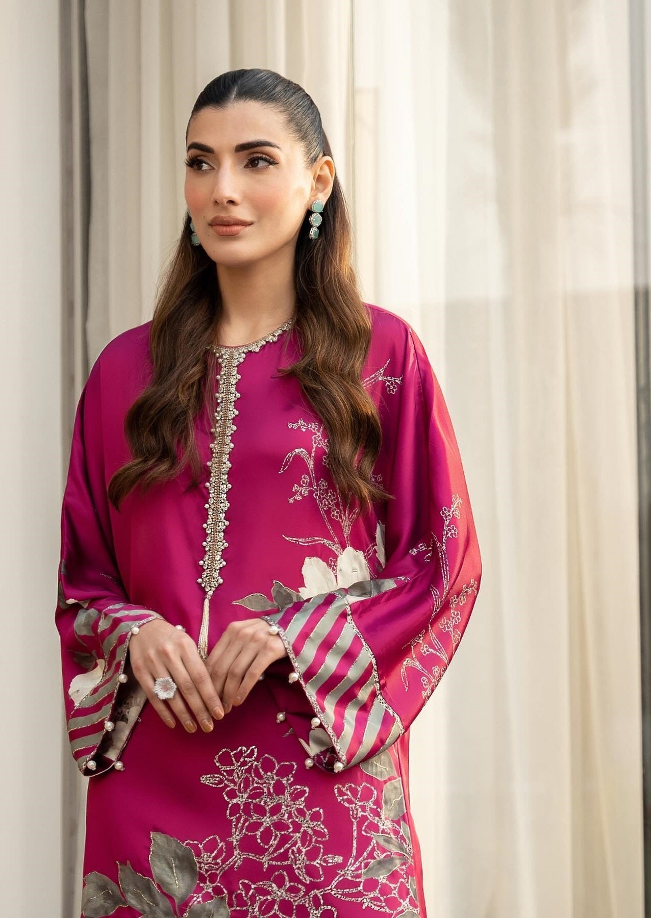 Silk Hand Embroidered | Unstitched Collection