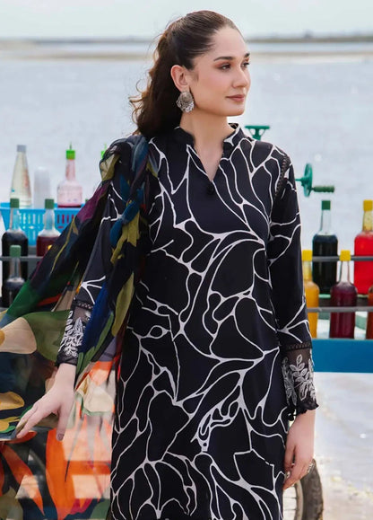 Maria B Black Printed Lawn Collection