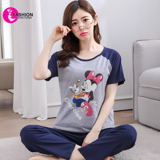 Minnie Mouse Women Pajamas Set