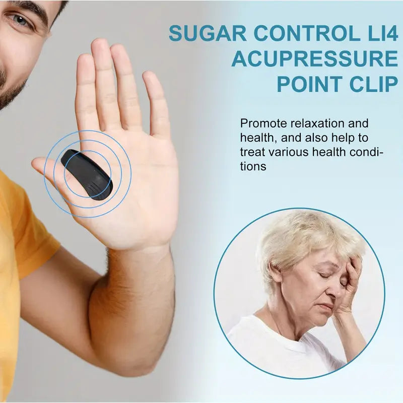 Sugar Control LI4 Acupressure Point Clip