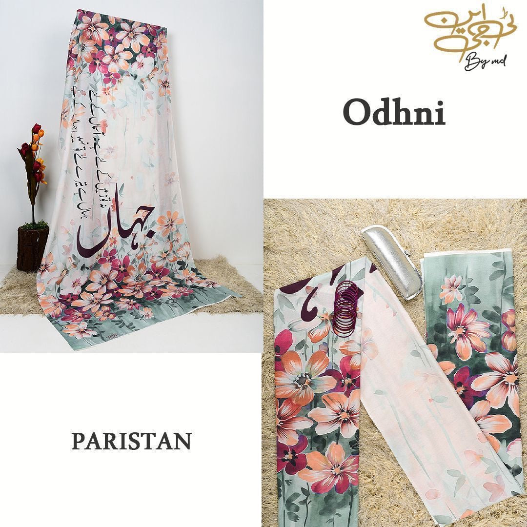 Silk Odhni - Paristan