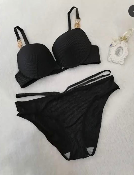 Premium Versace Buckle Bra & Panty Set