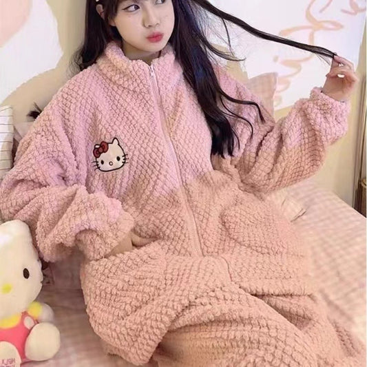 Fleece Sleepwear | Pink Hello Kitty