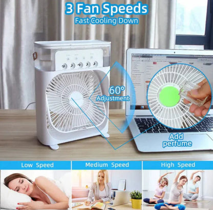 3-In-1 Humidifier Cooling Fan