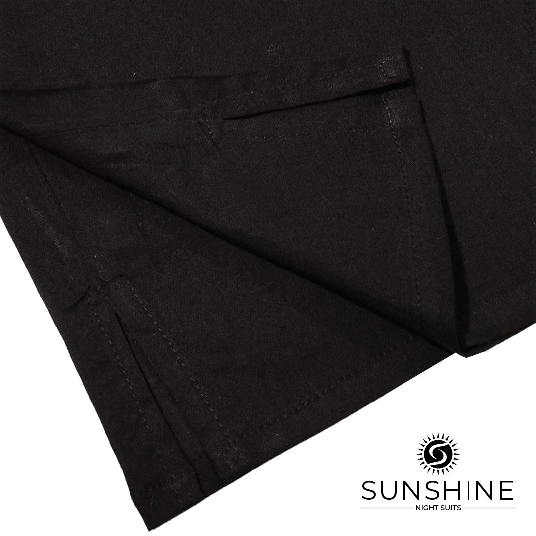 Cotton Boxer Shorts Black