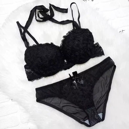 Victoria’s Secret – Front Open 2-in-1 Shoulder Straps Wired Push-Up Bra & Panty Set
