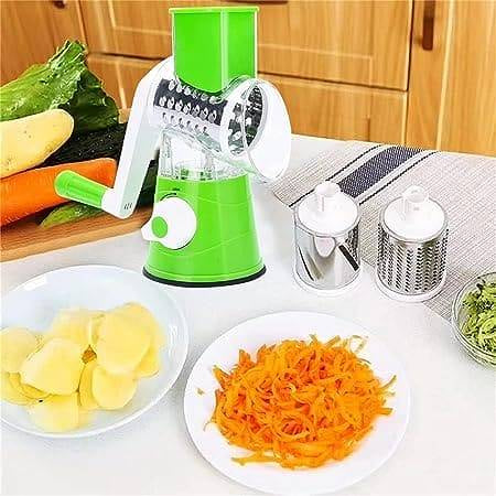 Multifunctional Roller Vegetable Cutter, 3 In 1 Vegetable Slicer And Cutter