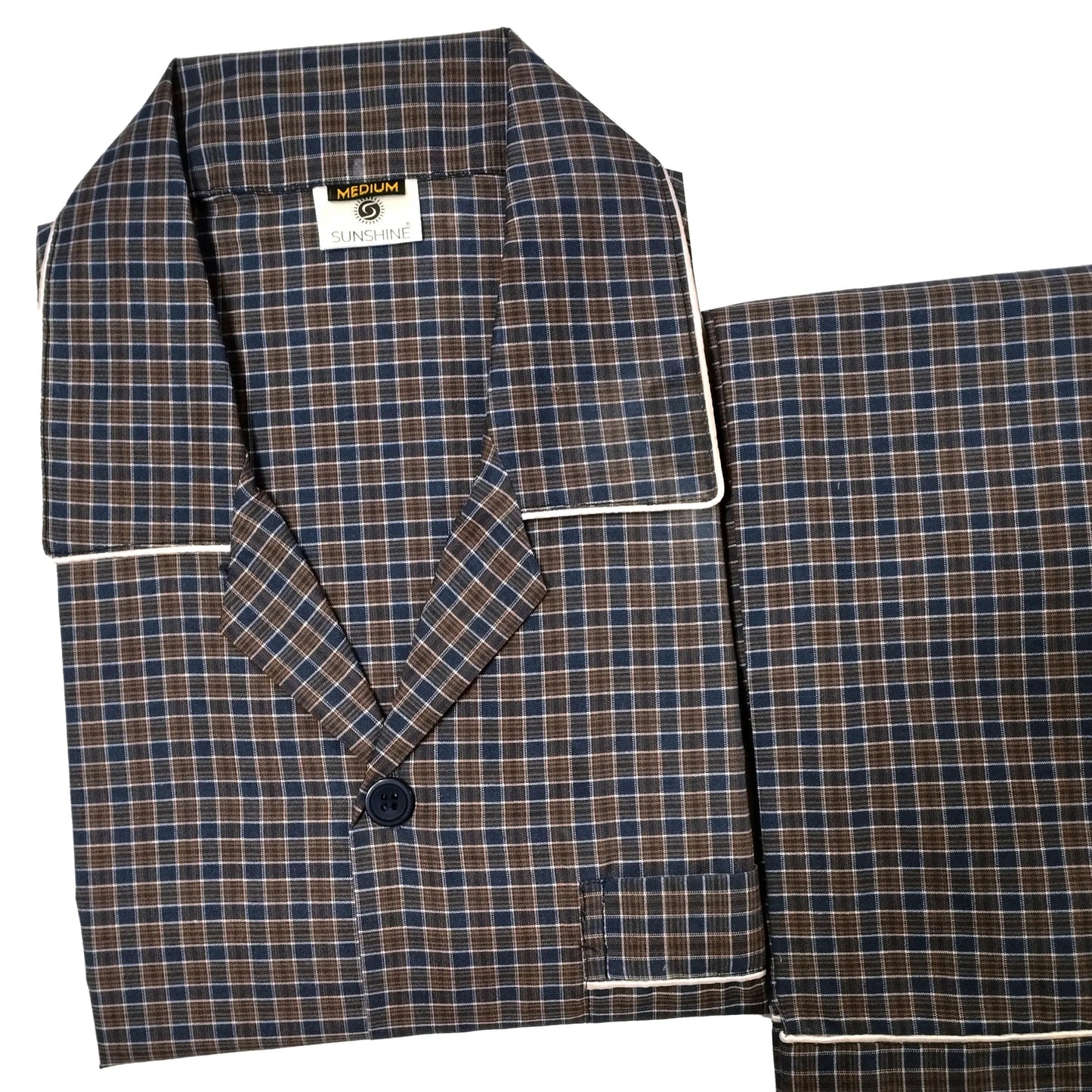 Bluish Check Night Suit – CH-067