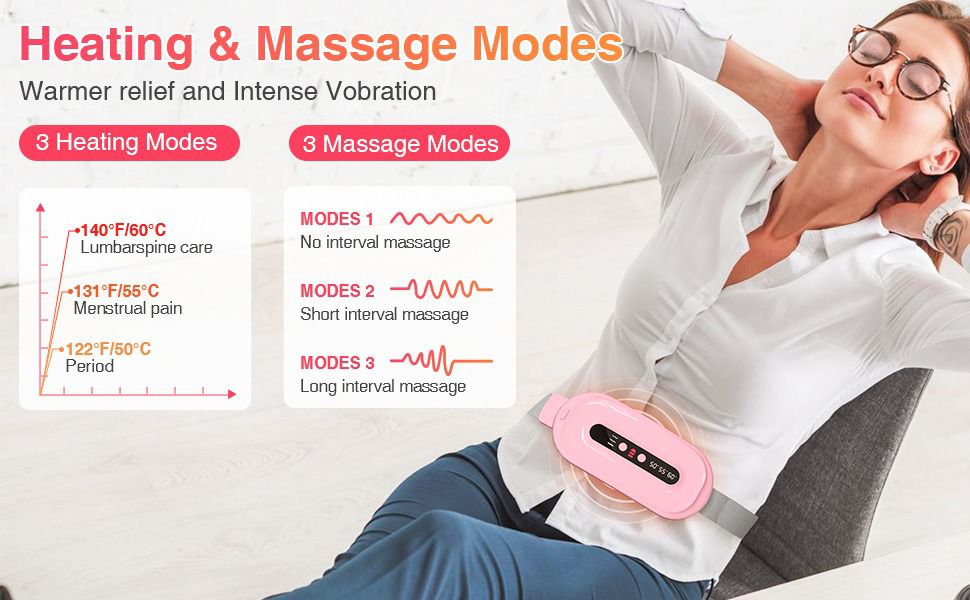 Smart Menstrual Heating Pad – Wireless Cramp Relief Belt