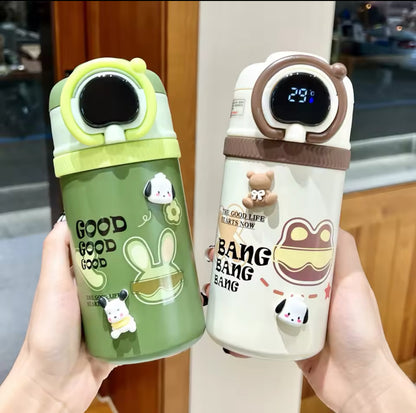 Cartoon Intelligent Thermos Holding Cup