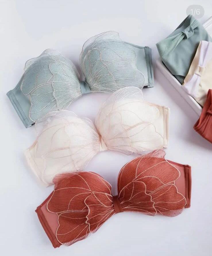 Sweet Butterfly Style Bra & Panty Set