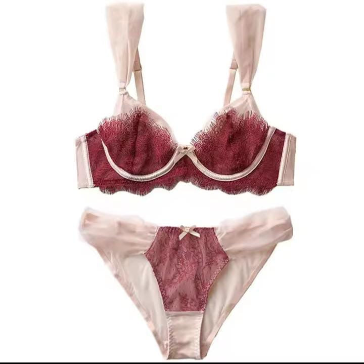 Front Line Lace Bra & Panty Set