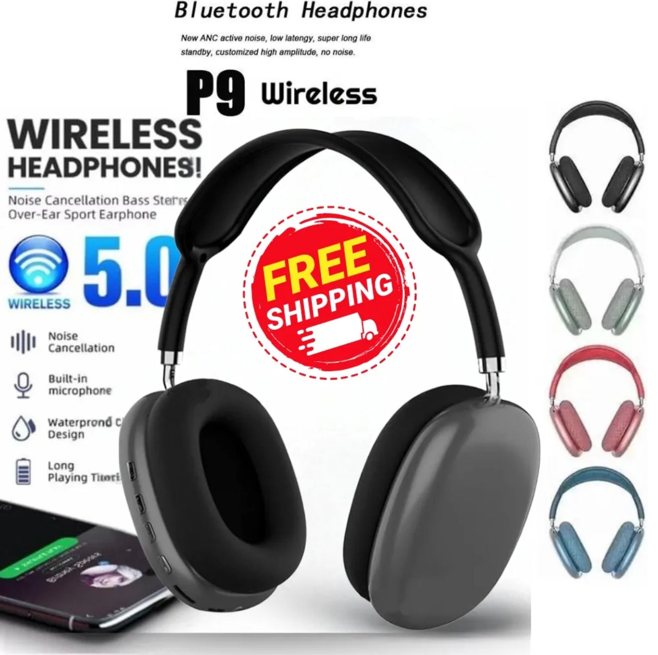 P9 Wireless Headphones
