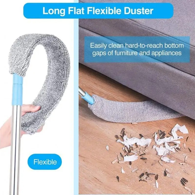 Long Flat Flexible Microfiber Cleaning Duster