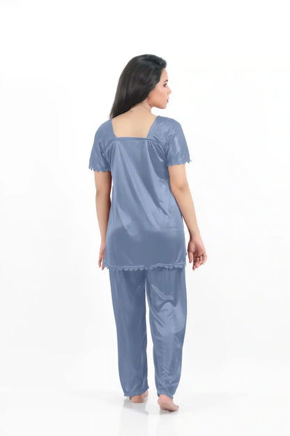 Grey Silk Jersey Pajama 2500-G