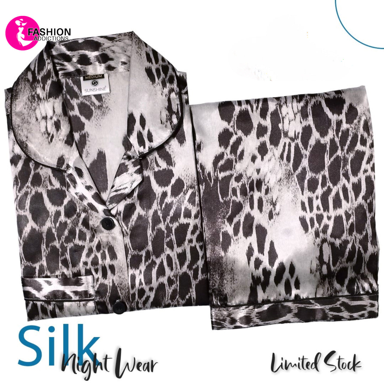 Nightwear Printed Silk | Leopard