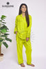 Lemon Plain Night Dress for Ladies