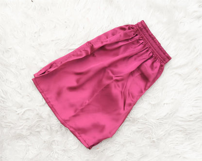 Silk Boxer Shorts Magenta