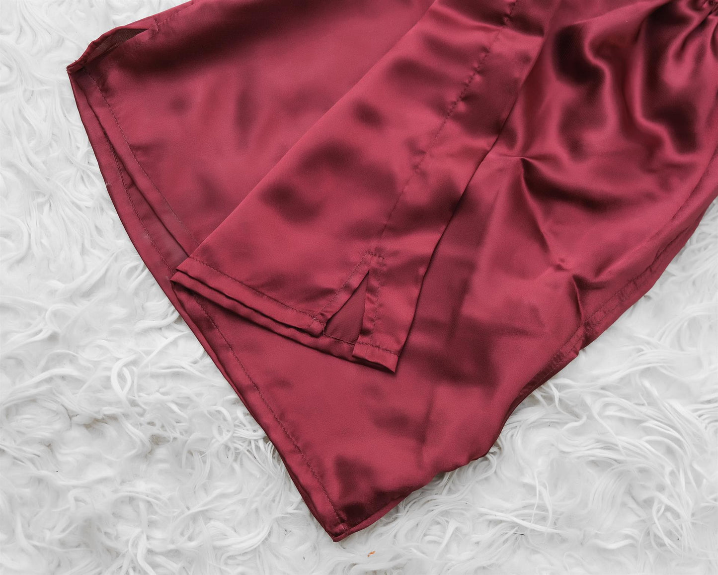 Silk Boxer Shorts Maroon