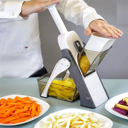 5 In 1 Multifunctional Vegetable Chopper & Slicer