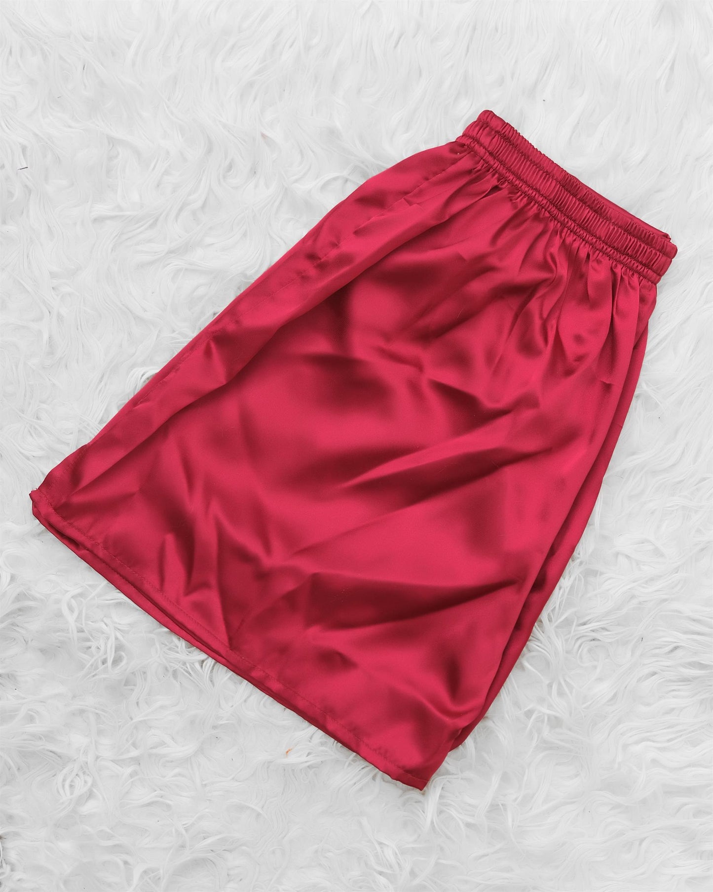 Silk Boxer Shorts Red