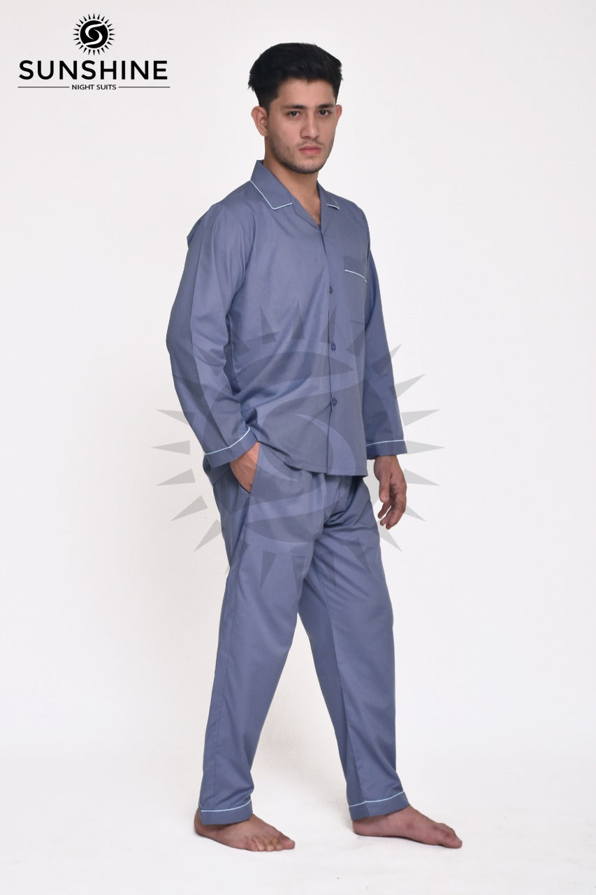 Gents Plain Nightwear | Waikawa Grey