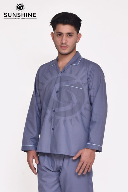 Gents Plain Nightwear | Waikawa Grey