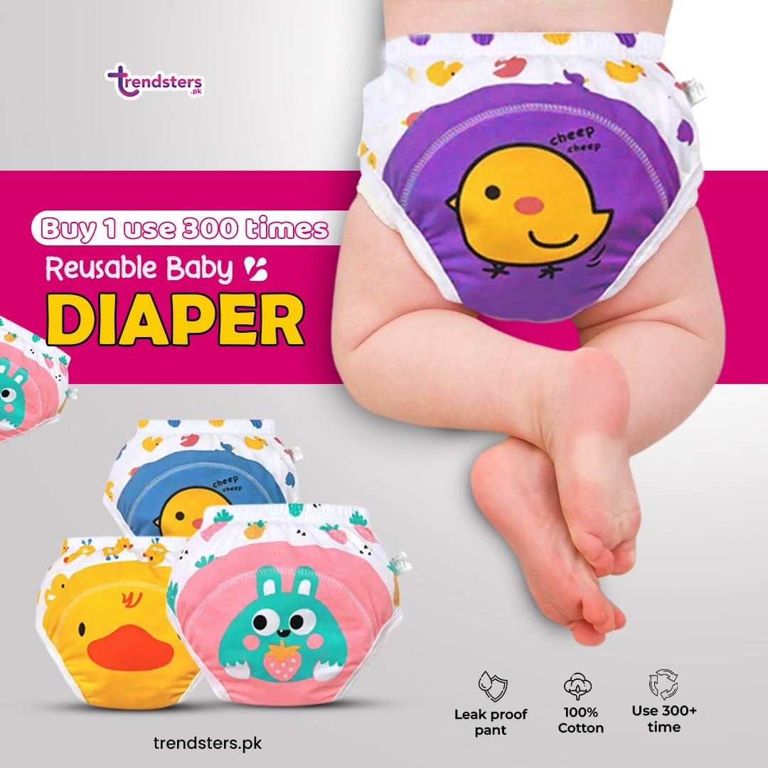 Kids Reusable Baby Diaper & Training Pants