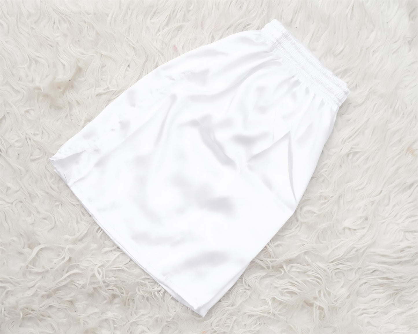 SILK BOXER SHORTS WHITE