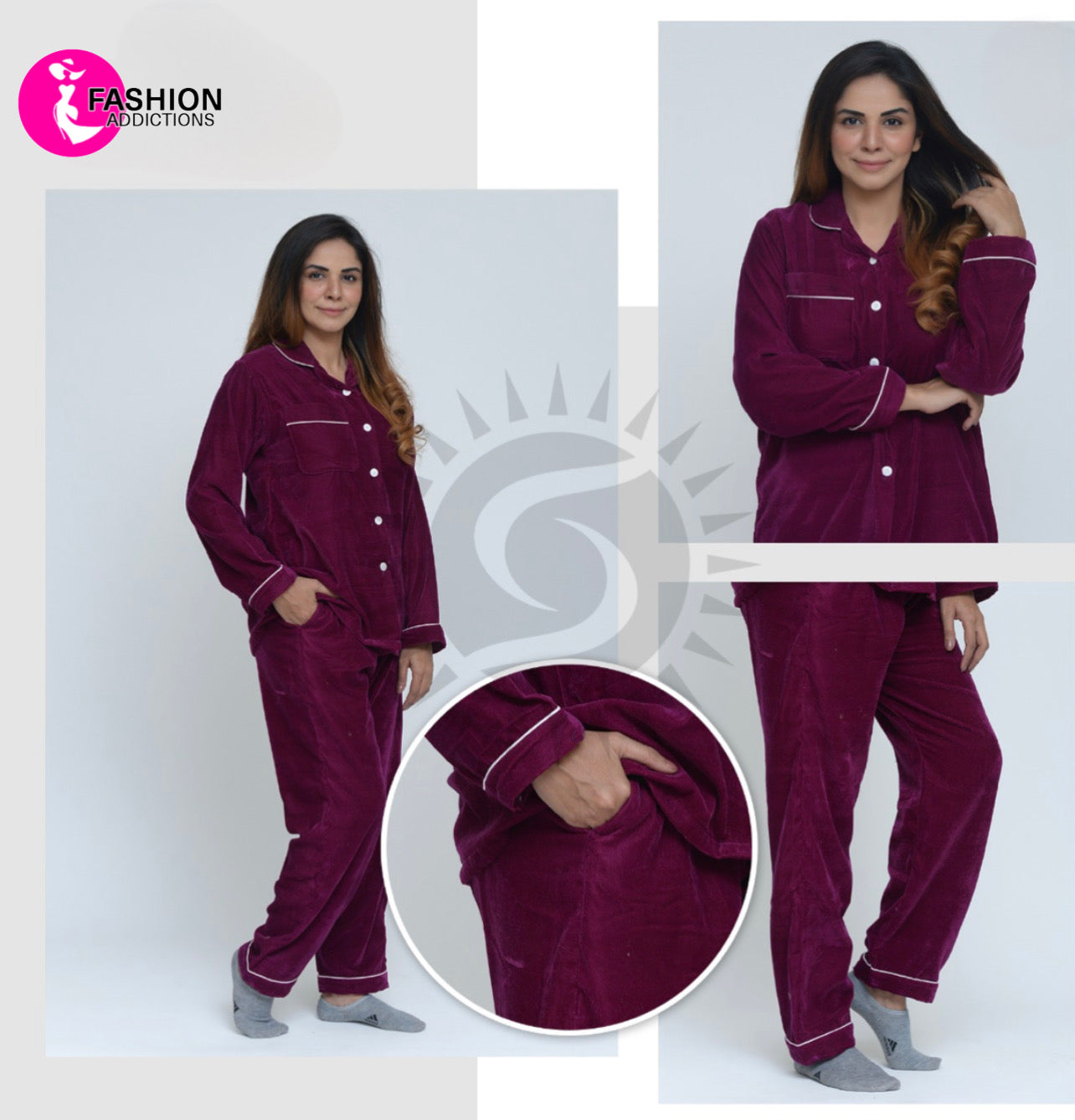 Velvet Nightwear For Women