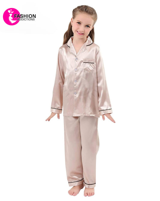 Silk Pajamas Set For Girls | Skin