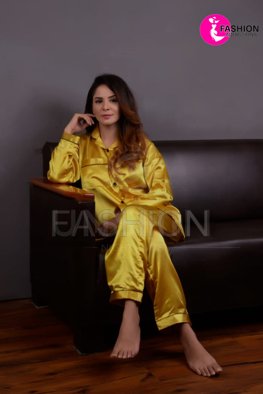 Silk Nightwear For Women | Golden