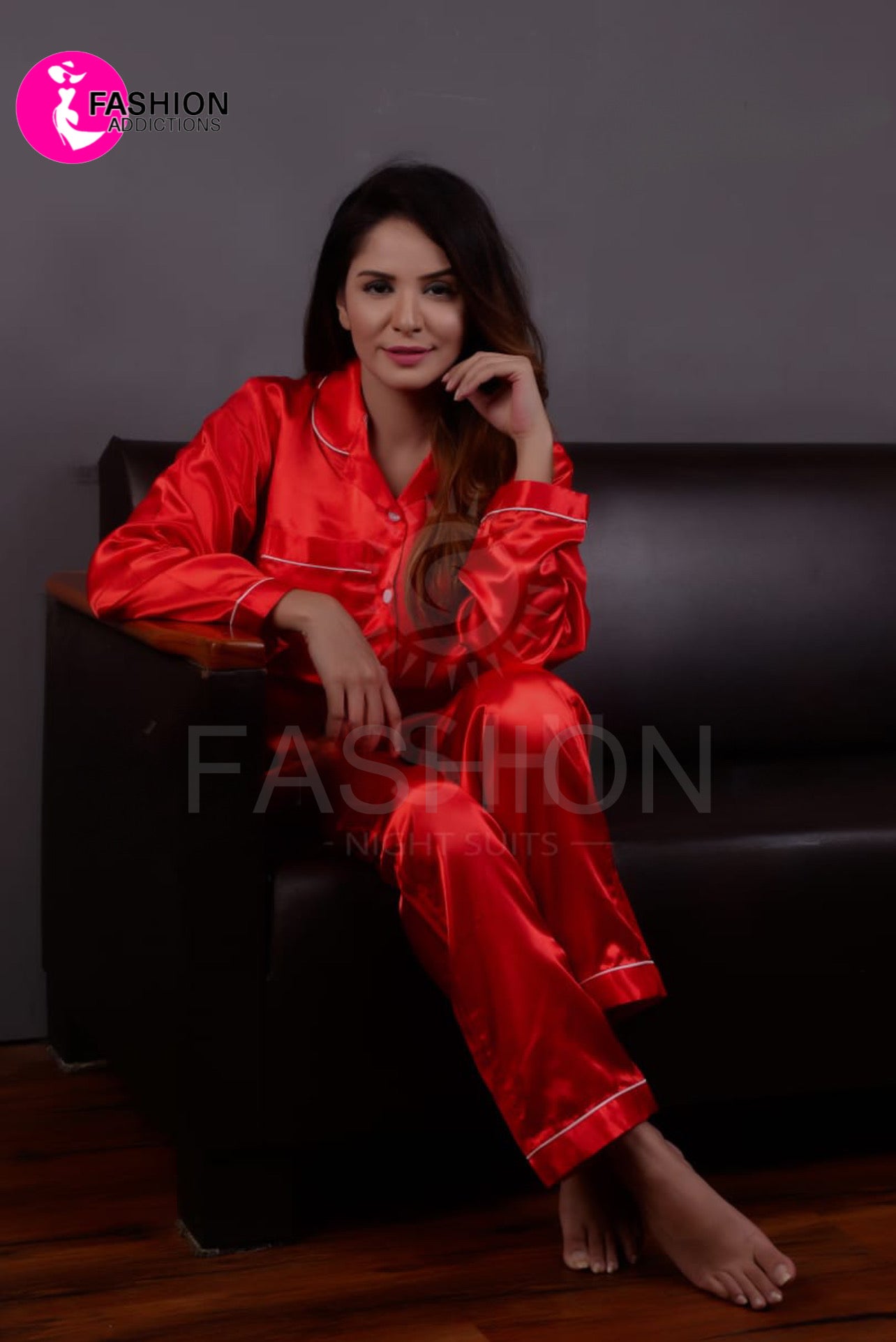 Silk Nightwear For Women | Red