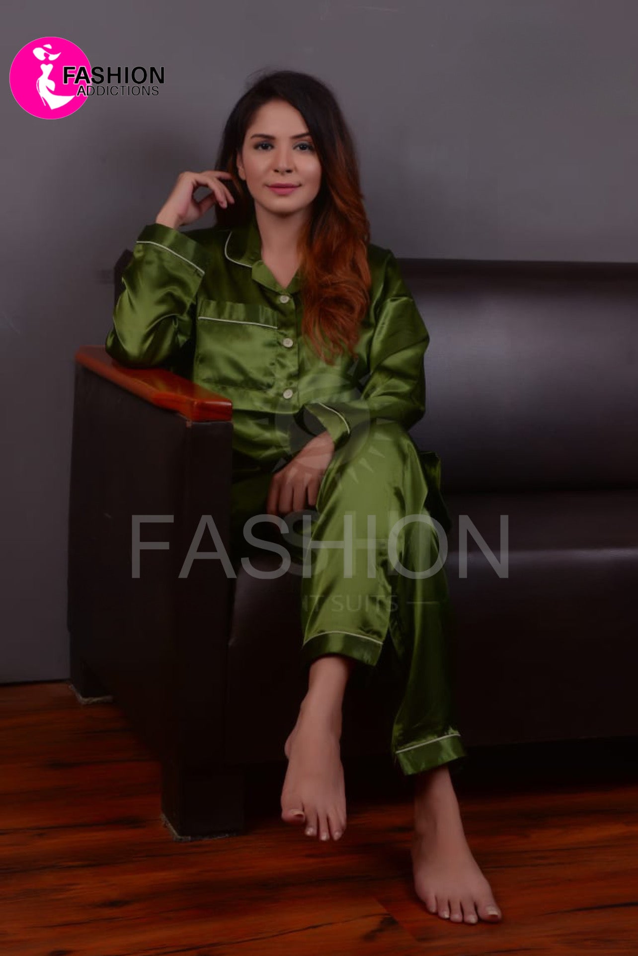 Silk Nightwear For Women | Forest Green