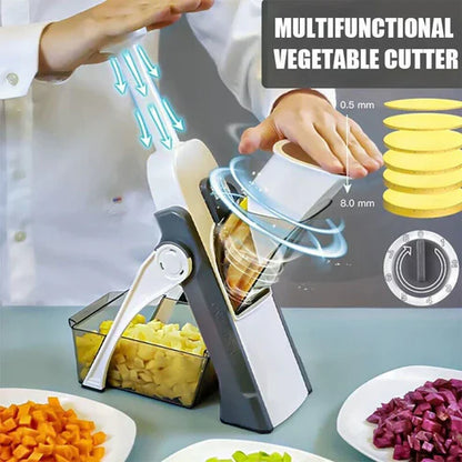 5 In 1 Multifunctional Vegetable Chopper & Slicer